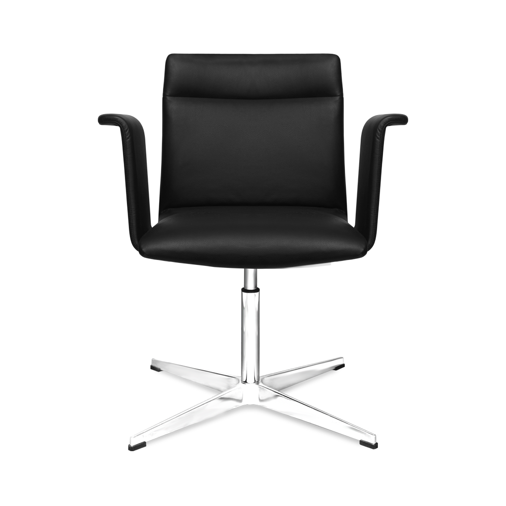 Luni chair, X flat base