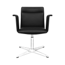 Luni chair, X flat base