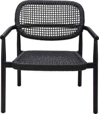 Lounge armchair Levi LAC - black