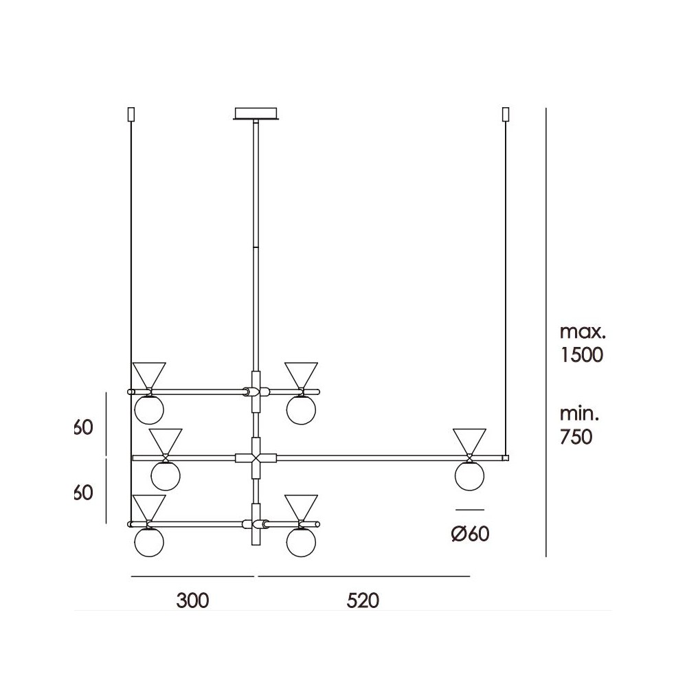 - Sirena pendant lamp, large