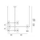 - Sirena pendant lamp, large