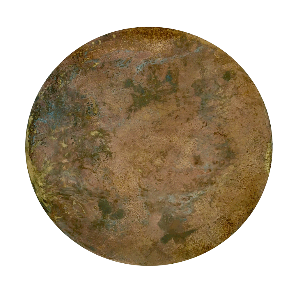 - Vicente table top, aged brass