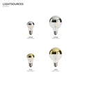 Nata wall lamp, glass