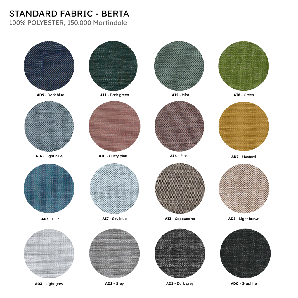 Delta desk screen, fabric CHANGE