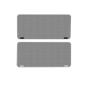 Delta desk screen, fabric DONE