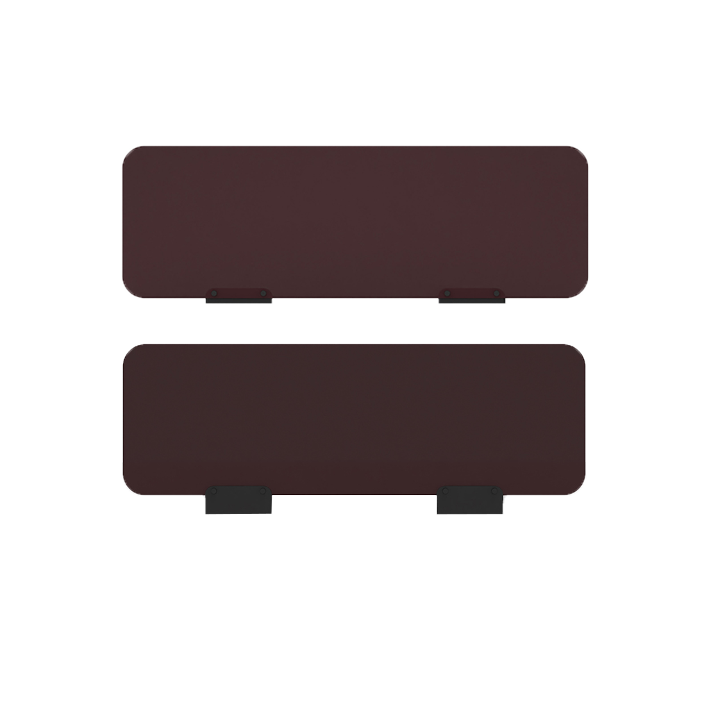 Delta desk screen, plexiglas