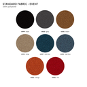 Linn high office chair, X flat base