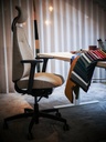 Gabi chair, castors