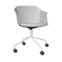 Greco chair, castors
