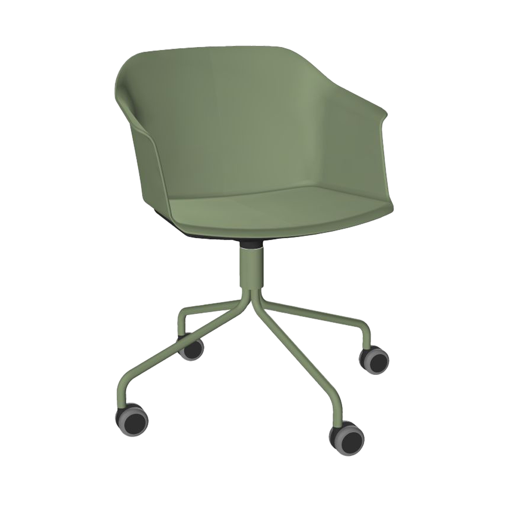 Greco chair, castors