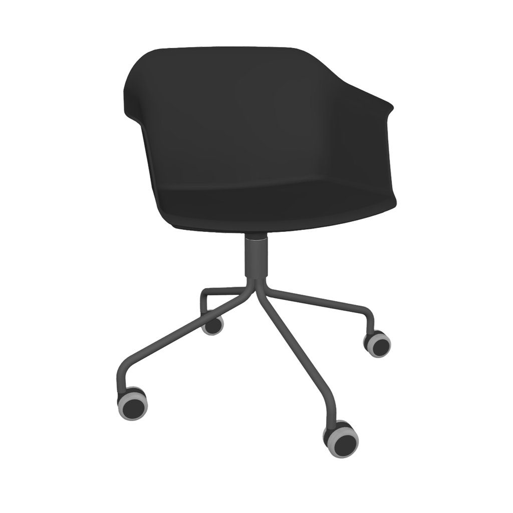 Greco chair, castors