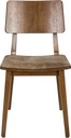 Chair Flash SC - seat flat upholstered, back wood