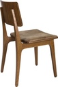 Chair Flash SC - seat flat upholstered, back wood