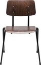 Chair S-17 SC, frame black, seat and back ebony