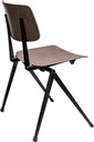 Chair S-17 SC, frame black, seat and back ebony