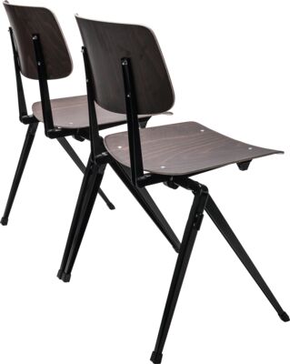 Chair S-17 SC connectable, frame white, seat+back white