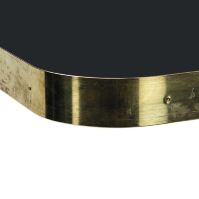 Table top HPL house collection, brass edge, 40mm