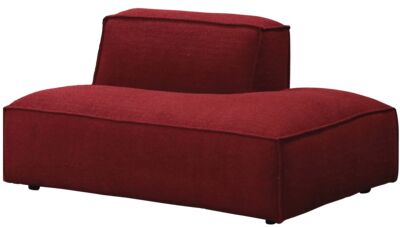 Bench Cotton ottoman LB - 138cm, back left (frontview)