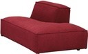 Bench Cotton ottoman LB - 138cm, back left (frontview)