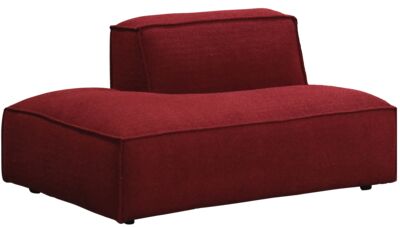 Bench Cotton ottoman LB - 138cm, back right (frontview)