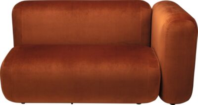 Bench Modular 2-seater LBA, arm right - 150cm