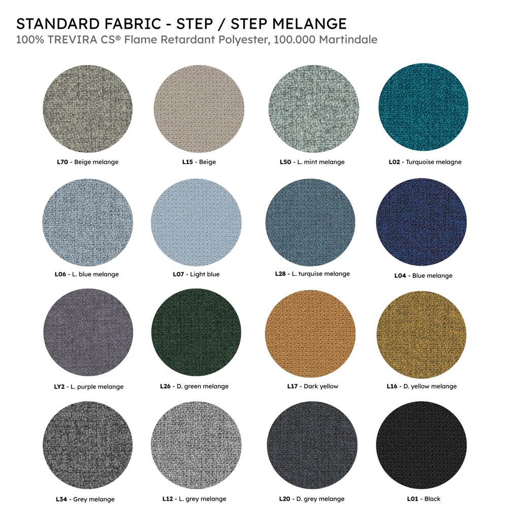 + Dax chair, castors 7A