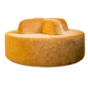 Musa pouf, X backrest