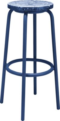 BAR STOOL CODE HS - OCEAN BLUE