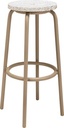 Bar stool Code HS - ivory white