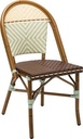 Chair Cannes SC - coffee / sage / ivory