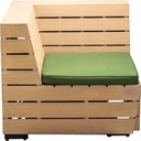 BENCH LUNA CORNER LB - 88CM