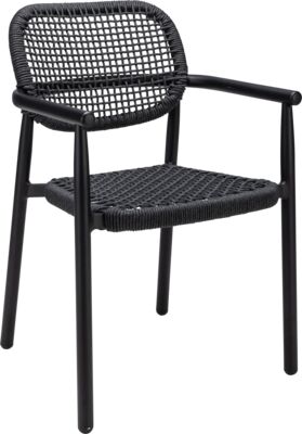 Armchair Levi AC - black