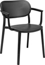 ARMCHAIR NUTA AC RECYCLED - BLACK