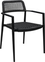 ARMCHAIR ROMAN ROPE AC - BLACK