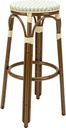 Bar stool Cannes HS - sage / ivory