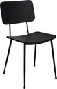 CHAIR GERLIN PLYWOOD SC - SEAT AND BACK MATT BLACK