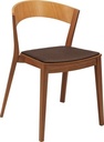 CHAIR BOWIE SC - SEAT UPHOLSTERED