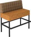 BENCH BARCELONA STRAIGHT MB - METAL FRAME