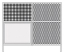 Tactile Cupboard Low - 100 cm wide