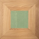 Table top Linoleum inlay, oakwooden frame, 85mm