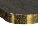 TABLE TOP HPL HOUSE COLLECTION, BRASS OXIDIZED EDGE, 40MM