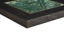 TABLE TOP GLASS WITH OAKWOODEN EDGE, 30MM