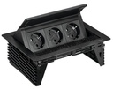 Power socket 3 grounded outlets