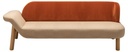 BENCH OSO 2-SEATER LEFT LBA - 185CM