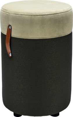 LOW STOOL/HOCKER TEMPO DUO RND MS, Ø 39CM