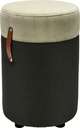 LOW STOOL/HOCKER TEMPO DUO RND MS, Ø 39CM