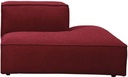 Bench Cotton ottoman LB - 138cm, back left (frontview)