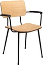 ARMCHAIR GERLIN PLYWOOD AC- SEAT AND BACK MATT NATURAL