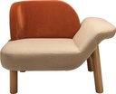 LOUNGE ARMCHAIR OSO RIGHT LAC - 100CM