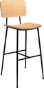 BAR STOOL GERLIN PLYWOOD HS - SEAT AND BACK MATT NATURAL
